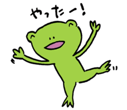 Fun FX trade with pretty Frog and Cat<1> sticker #2058706