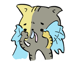 Fun FX trade with pretty Frog and Cat<1> sticker #2058718