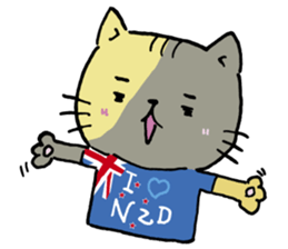 Fun FX trade with pretty Frog and Cat<1> sticker #2058724