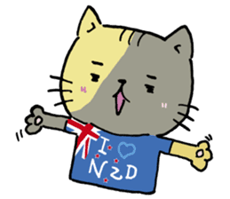 Fun FX trade with pretty Frog and Cat<1> sticker #2058724