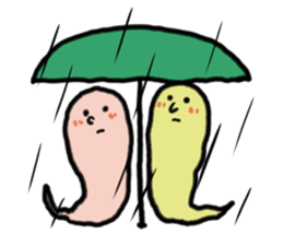 Mr. and Ms.Ghost sticker #2058778