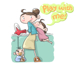 Mommy and Baby sticker #2059455