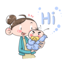Mommy and Baby sticker #2059463