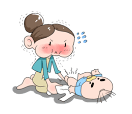 Mommy and Baby sticker #2059482