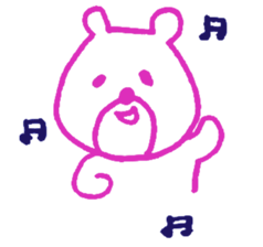 pretty simple  bear sticker #2059612