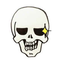 GAIKOSHI kun of skull Sticker sticker #2059905