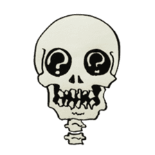 GAIKOSHI kun of skull Sticker sticker #2059908
