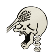 GAIKOSHI kun of skull Sticker sticker #2059918