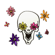 GAIKOSHI kun of skull Sticker sticker #2059925