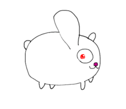 The senior of a rabbit sticker #2060089