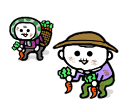 Grandpa and Grandma. sticker #2060498