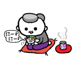 Grandpa and Grandma. sticker #2060500