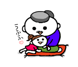 Grandpa and Grandma. sticker #2060508