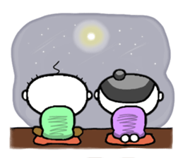 Grandpa and Grandma. sticker #2060524