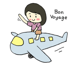 Mim on holiday By Immimmim sticker #2060656