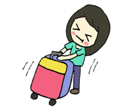 Mim on holiday By Immimmim sticker #2060657