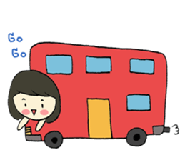 Mim on holiday By Immimmim sticker #2060660