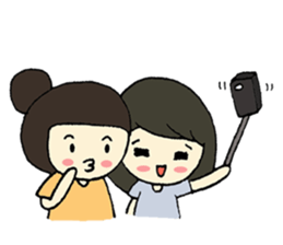 Mim on holiday By Immimmim sticker #2060664