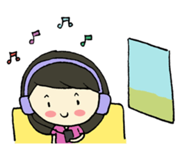 Mim on holiday By Immimmim sticker #2060671