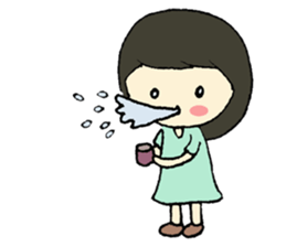 Mim on holiday By Immimmim sticker #2060675