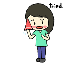 Mim on holiday By Immimmim sticker #2060687