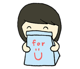 Mim on holiday By Immimmim sticker #2060691