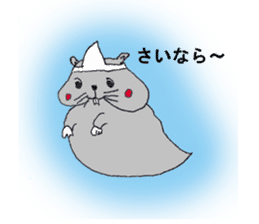 Larva? It's hamstar! sticker #2060777