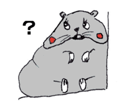 Larva? It's hamstar! sticker #2060787