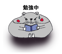 Larva? It's hamstar! sticker #2060789