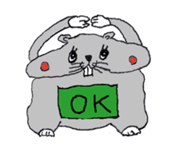 Larva? It's hamstar! sticker #2060792