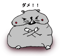 Larva? It's hamstar! sticker #2060795