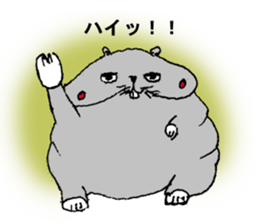 Larva? It's hamstar! sticker #2060812