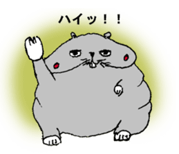 Larva? It's hamstar! sticker #2060812