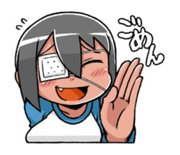 Eye patch girl Gigi-chan sticker #2061129