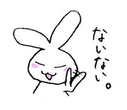 kawaiiii rabbit sticker #2061234