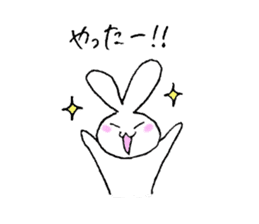 kawaiiii rabbit sticker #2061238