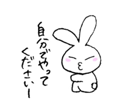 kawaiiii rabbit sticker #2061239