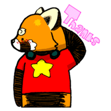 Lesser panda "Letsu". (EN ver) sticker #2061933