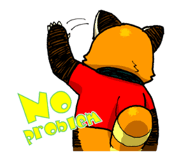 Lesser panda "Letsu". (EN ver) sticker #2061934