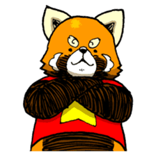 Lesser panda "Letsu". (EN ver) sticker #2061938