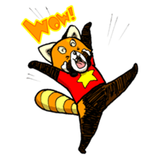 Lesser panda "Letsu". (EN ver) sticker #2061940