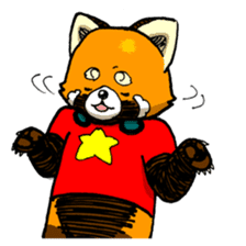 Lesser panda "Letsu". (EN ver) sticker #2061941