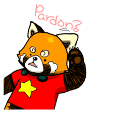 Lesser panda "Letsu". (EN ver) sticker #2061947