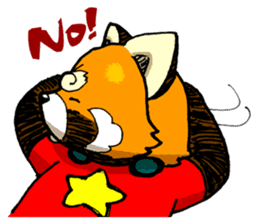 Lesser panda "Letsu". (EN ver) sticker #2061948