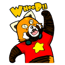 Lesser panda "Letsu". (EN ver) sticker #2061954