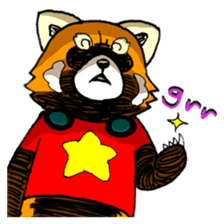 Lesser panda "Letsu". (EN ver) sticker #2061956