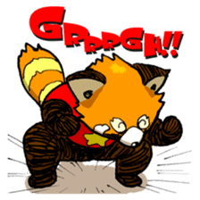 Lesser panda "Letsu". (EN ver) sticker #2061957