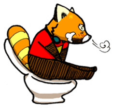 Lesser panda "Letsu". (EN ver) sticker #2061966