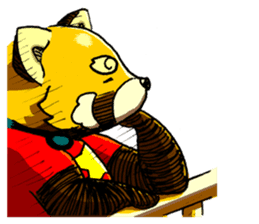 Lesser panda "Letsu". (EN ver) sticker #2061971