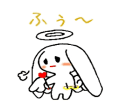 Ten usa(Angel rabbit) sticker #2062418